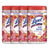 Lysol Disinfectant Wipes, Multi-Surface Disinfectant Cleaning Wipes, For Disinfecting and Cleaning, Mango & Hibiscus, 80 Count (Pack of 4) view 1