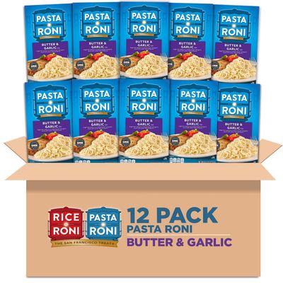 Pasta Roni, Butter & Garlic Angel Hair, 4.7oz Boxes (12 Pack)