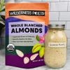 Wilderness Poets, Organic Blanched Almonds - Whole, California-Grown Almonds with No Skins, Unsalted - 5 Pound (Pack of 1) view 4