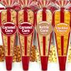 Gourmet Popcorn  Premium Pack of 4 Popcorn Mini Cones & Exclusive Inspirational Sticker! Small Storage Space Friendly & Great Stocking Stuffers! view 1