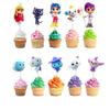 10 pcs True Rainbow Kingdom Cupcake Toppers - Colorful Party Decorations for True Fans view 2