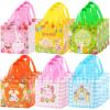 YANGTE 18Pack Easter Bags Non-Woven Easter Baskets Gift Bags with Handle for Kids Egg Hunt Game, Spring Party, Size 8.2 x 5.8 x 8.2in view 1