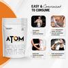Asitis Nutrition AS-IT-is Atom Whey Protein 1kg/35.2 Oz with Digestive Enzymes | USA Labdoor Certified for Accuracy & Purity | Kesar Elaichi Flavor | 27g Protein | 5.7g Bcaa view 4