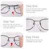 5 Corrugated Air Chamber Eyeglass Nose Pads 5 Small Soft Silicone Air Chamber Nose Pads 10 Hard Silicone Nose Pads 1 Black Round Ear Hook 1 White 1 Glasses Cleaning Cloth Screw Screwdriver view 4