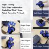 AAGAZA Rehabilitation Robot Gloves, Finger Rehabilitation Stroke Hand Training, with Strength Adjust, LCD Display, for Long-Term Relief Finger Cramps/2171 (Color : Left, Size : Extra Large) view 4