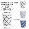 Clawsoff [300 Pack] 3 oz Paper Cups, Small Mouthwash Cups 3 OZ, Mini Disposable Bathroom Cups, Paper Cups 3 Ounce for Bathroom, Supermarket, Birthday Party, Travel, Events, Picnic, BBQ view 2