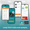 Meraw Blood Pressure Monitor Adult Cuff, Blood Pressure Cuff Monitor Wrist, Blood Pressure Machine Home Use 5.3-8.5" Irregular Heartbeat Monitoring APP Automatic Bluetooth High Accuracy Aspen Black view 4