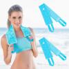 2 Pack Cooling Neck Wraps Ice Packs Cold Compress and Hot Compress for Injuries Reusable Gel Neck Ice Pack Wrap Ice Pack for Neck Cold Packs for Sports Neck Effectively Relieve(Blue) view 1