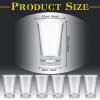 85 Pieces Unbreakable Bulk 1.4 Oz Heavy Base Whiskey Clear Cute Shot Glasses for Bar Party Favor, Night Bar Game view 2