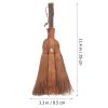 Zerodeko Desk Dust Brush Palm Fiber Broom Small Cleaning Broom Bristle Whisk Manual for Home Office view 4