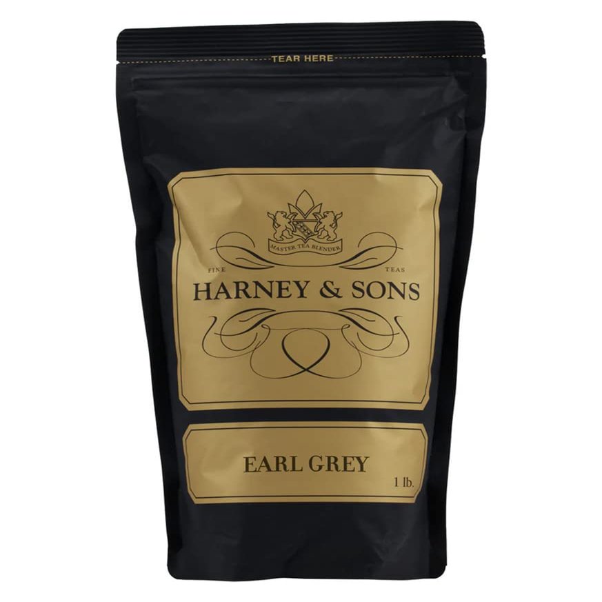 Harney & Sons Earl Grey Loose Tea 16 Ounce  Black Tea with Bergamot