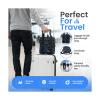 40Winkz USA CPAP Travel Bag, CPAP carry bag for various CPAPs compatible with, Airsense 10, Airsense 11, Dreamstation & more. Attaches to luggage & travel compliant (Leopard Print) view 4