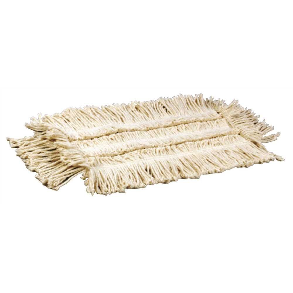 Renown REN02322-IB 48 in. x 5 in. 4-Ply White Heavy-Duty Disposable Cotton Dust Mop