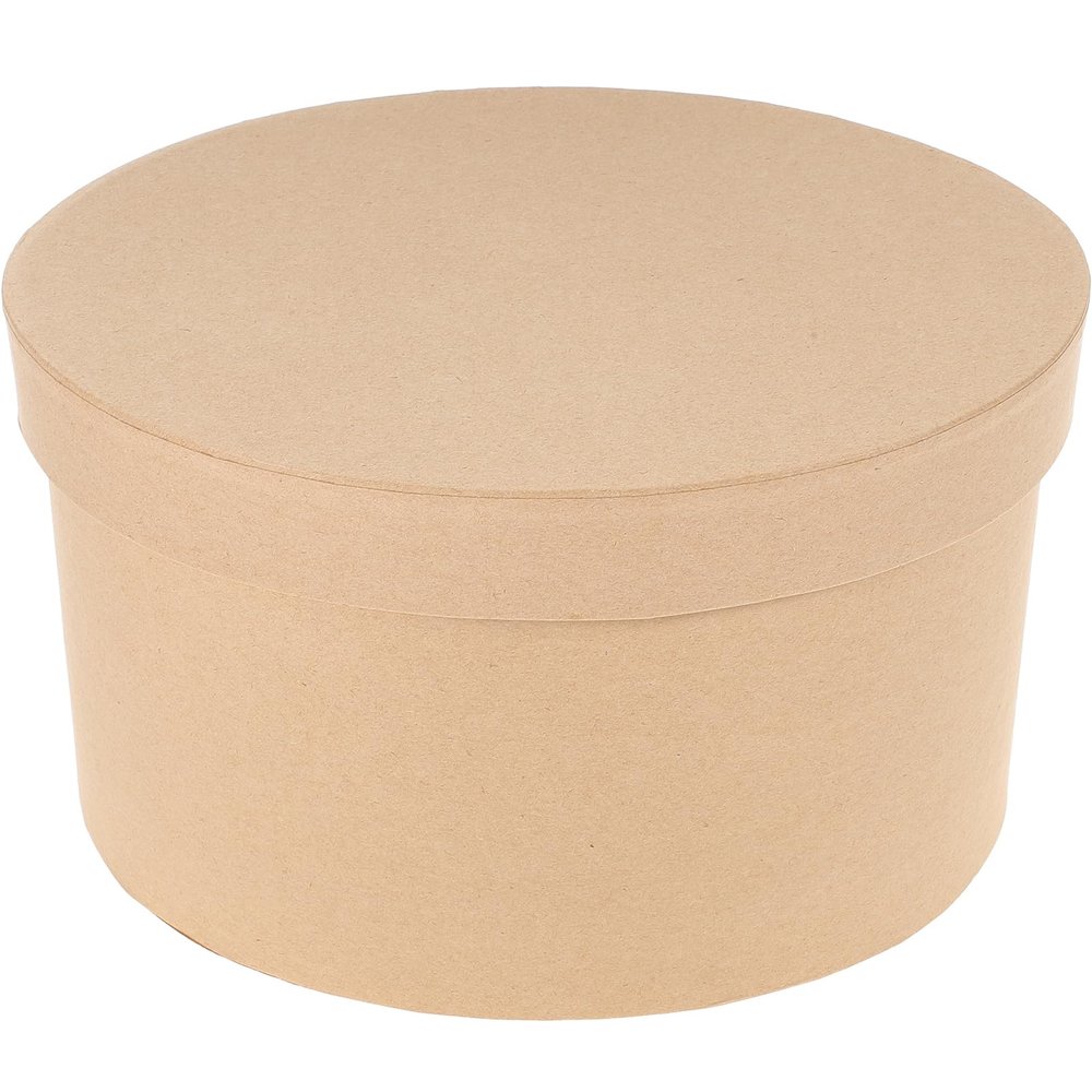 Cabilock Paper Oval Boxes Kraft Cookie Boxes Oval Papier with Lids to Paint Decoupage and Decorate Cookies Donuts Favors Jewelry Crafts