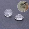 Eyeglasses Nose Pads 9mm 5 Pairs Round Pushin Pieces Push in Soft Silicone Slide in Nosepads for Eye Glasses Sunglasses view 2