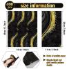 Tinlade Disposable Napkins Paper Hand Towels for Guest, Disposable Bathroom Paper Hand Towel Dinner Napkin for Birthday Bridal Shower Tea Party Supplies Table Decor(200 Pcs,Black Marble) view 3