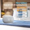 Reacher Auto-Dimmable Sound Machine Alarm Clock with Night Light, 20 Soothing Sounds, LED Digital Display, Sleep Timer, Precise Volume Control, White Noise Soother for Baby, Adults, Bedrooms view 4