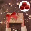Ciieeo 3rolls Ribbon Hand-Torn Edged Ribbons for Present Packaging Wedding Decor Craft Projects and Seasonal Celebrations Smooth Polyester Frayed Design view 3