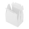 LEXININ 100 Pack White Gable Favor Boxes, 4.5 x 3 x 5.5 Inch Gable Paper Boxes, Gable Treat Goodie Boxes for Birthday Weddings Party Decoration Supplies view 4