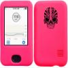 usastar-SNK Dexcom G6 Receiver CGM Silicone Case with A Skull Design (Skull-hot pink2) view 1