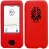 usastar-SNK Dexcom G6 Receiver CGM Silicone Case with A Skull Design (Skull-red2) view 1