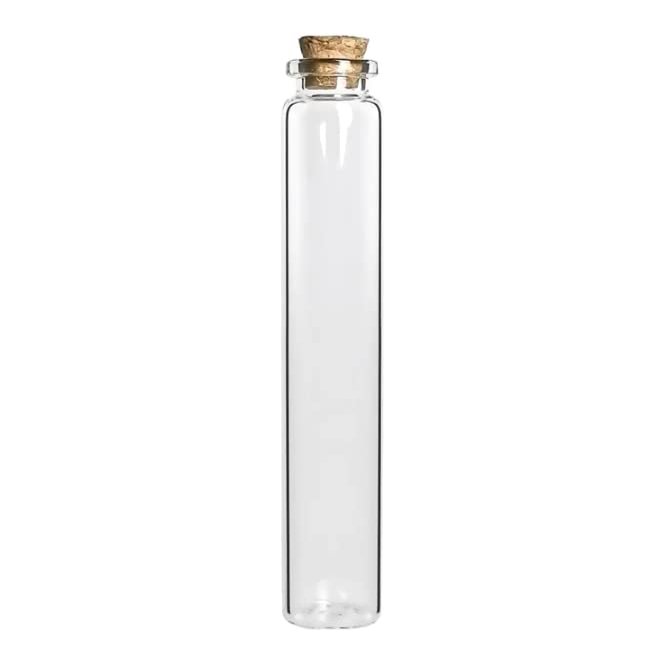 K-LUV INC. 120MM Glass Pre-Roll Tube with Cork Top - 546 Count