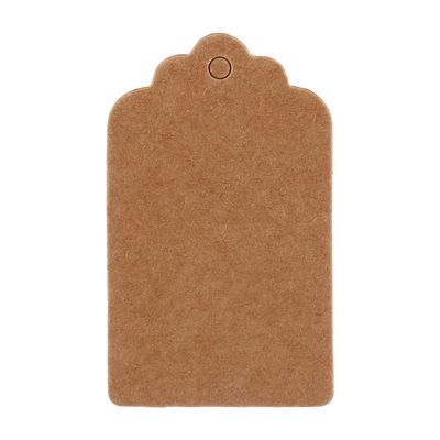 100pcs Kraft Paper Tags Gift Hang Tags, Christmas Gift Tags, Gift Tag Stickers, Bag Tags for Gifts Name Tags Byte Tag, Favour Label Price Gift Cards, Blank Kraft Paper Hang Tags