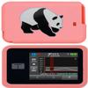 Premium Silicone Case with A Panda Pattern for Tandem Diabetes Care Insulin Pump T:Slim X2 Pump (Pink-Panda) view 1