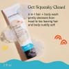 Mini Bloom Fresh N Clean 2-in-1 Hair + Body Wash Shampoo Sulfate-Free Baby & Kid Safe Aloe leaf, Chamomile extract, Lavender & Botanicals - Travel Size view 3