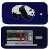 Premium Silicone Case with A Panda Pattern for Tandem Diabetes Care Insulin Pump T:Slim X2 Pump (Navy-Panda) view 1