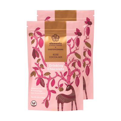 Elements Truffles Chocolate Drink Mixes Rose & Chocolate (Pack of 2)