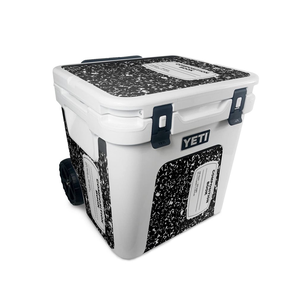 MightySkins Skin Compatible with Yeti Roadie 48 Wheeled Cooler - Composition Book | Protective, Durable, and Unique Vinyl Decal wrap Cover | Easy to Apply, Remove, and Change Styles | Made in The USA