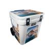 MightySkins Skin Compatible with Yeti Roadie 48 Wheeled Cooler - ICY Lake | Protective, Durable, and Unique Vinyl Decal wrap Cover | Easy to Apply, Remove, and Change Styles | Made in The USA view 1