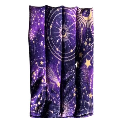 4 Chamber Lumbar Back, X Large, Hot Cold Pack, Herbal Pack, Heat Wrap, Organic, Flax Seed, Microwave Therapy, Celestial Fleece Purple