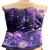 4 Chamber Lumbar Back, X Large, Hot Cold Pack, Herbal Pack, Heat Wrap, Organic, Flax Seed, Microwave Therapy, Celestial Fleece Purple view 2