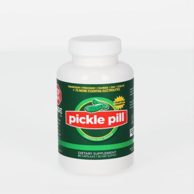 Cramp Defense, Rapid Muscle Recovery, Leg Cramps, No Pickle Juice Taste Capsules, Electrolyte Hydration Powder, Muscle Relaxer with Vitamins Magnesium, Potassium, Vitamin D3, 90 Tablets