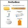 Potty Pack Hydration Pack Single Use Portable Electrolyte Replacement Kit with Electrolyte Powder, Electrolyte Pills, Compressed Towel, Lip Balm, Sun Screen and Aspirin Pills - 5 Units view 3