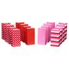 American Greetings 10.5" Valentines Day Goodie Bags, Hearts and Stripes (16-Count) view 1