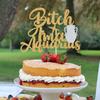 Aquarius Birthday Cake Topper, Big Aquarius Energy, Glittery Aquarius Birthday Cake Decor, 12 Constellation Zodiac Birthday Party Decorations view 3