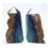 WGPHD Health & Household Crystal Wand Natural raw Fluorite Quartz Point Blue Fluorite Tower Points Mineral Specimen Healing 1pcs view 1