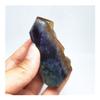 WGPHD Health & Household Crystal Wand Natural raw Fluorite Quartz Point Blue Fluorite Tower Points Mineral Specimen Healing 1pcs view 3