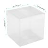 FUNSUEI 50 Pack Clear 4x4x4 Apple Boxes with Hole Top, Transparent Candy & Caramel Apple PET Boxes for Treats & Chocolates view 2