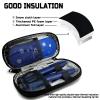 Chelvvg Insulin Cooler Travel Case with 2 TSA Approved Ice Packs, Diabetic Medication Organizer, Cooling Carrying Case for Insulin Pen, EpiPens, Allergy Meds,Nasal Spray and Diabetic Supplies (Black) view 4