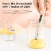 [2 Pack] REIDEA Electronic Candle Lighter Arc Windproof Flameless USB Rechargeable Lighter with Safe Button for Home Kitchen (S4, Champagne Gold) view 2
