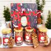 Ghasitaram Gifts Jaiccha Christmas Gifts Hamper Box with 4 Christmas Jars with Wooden Tags view 1