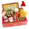 Ghasitaram Gifts Jaiccha Christmas Gifts Christmas Hamper box With Chocolate Bark view 2