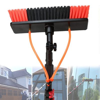 Water Fed Pole Kit, Water Fed Brush, Water Fed Cleaning System, Cleaning Tool Outdoor Window Cleaner, Solar Panel Cleaning Syste,18FT/5.4M