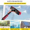 Water Fed Pole Kit, Water Fed Brush, Water Fed Cleaning System, Cleaning Tool Outdoor Window Cleaner, Solar Panel Cleaning Syste,18FT/5.4M view 3