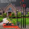 Water Fed Pole Kit, Length Water Fed Brush, Water Fed Cleaning System, Window Cleaning Kit High Window Cleaning Kit Professional Telescoping Pole,29FT/9M view 2