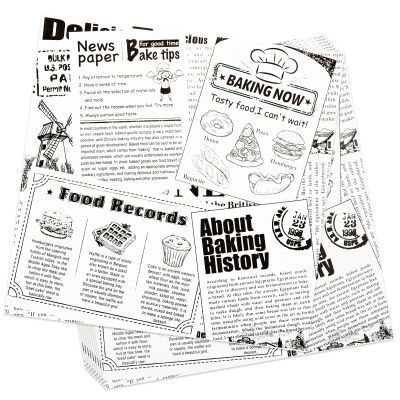 Premium Deli Paper 10"x10"- 200 Pk - Sandwich Wrapping Greaseproof Paper Sheets, Bread/Rolls Deli Paper Liners, Baskets Lining Wrappers for Fish & Chips or Burger & Fries